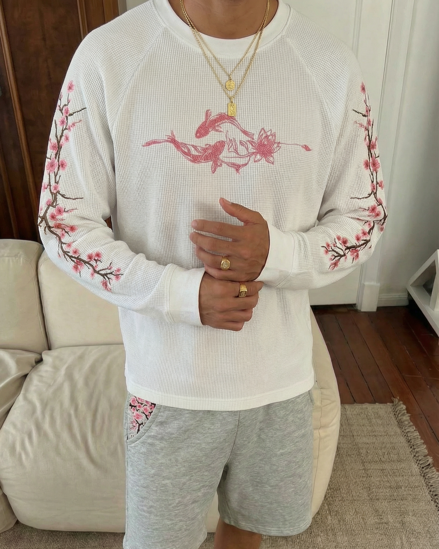 SAKURA WAFFLE KNIT