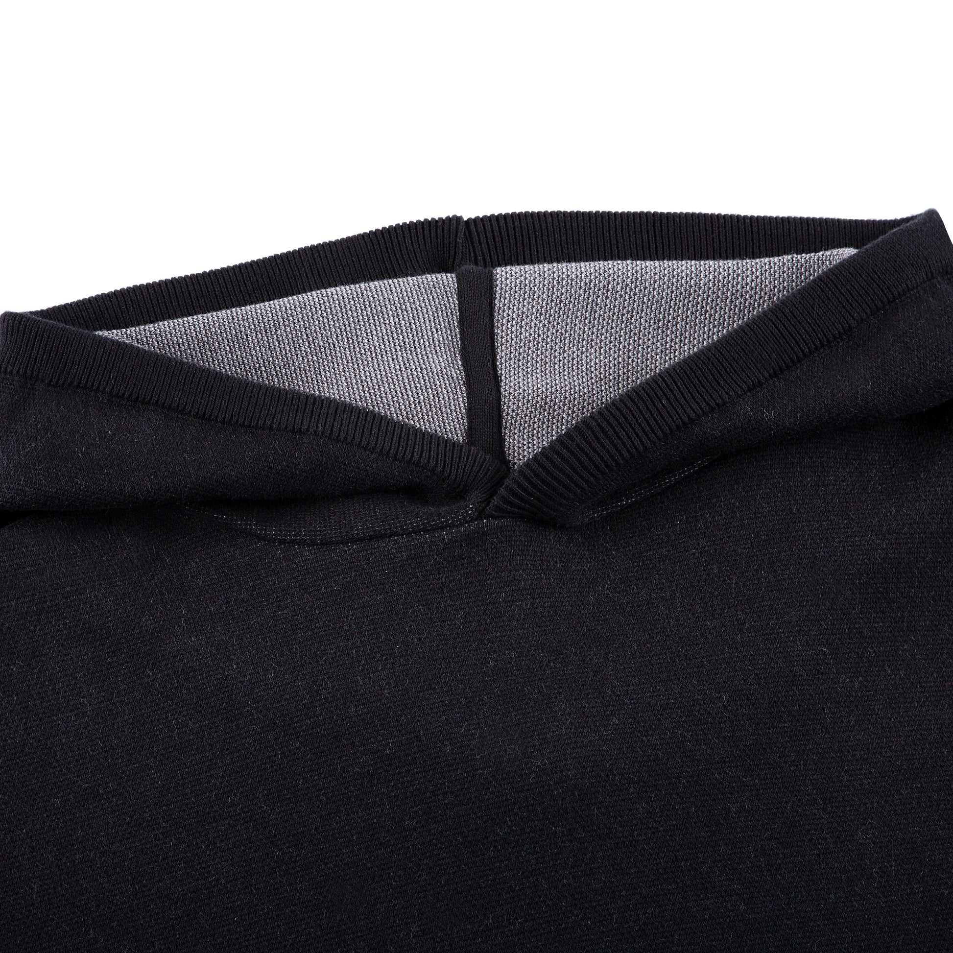 "awakening" knit Hoodie black