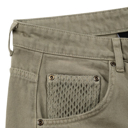 "lotus" Jorts green