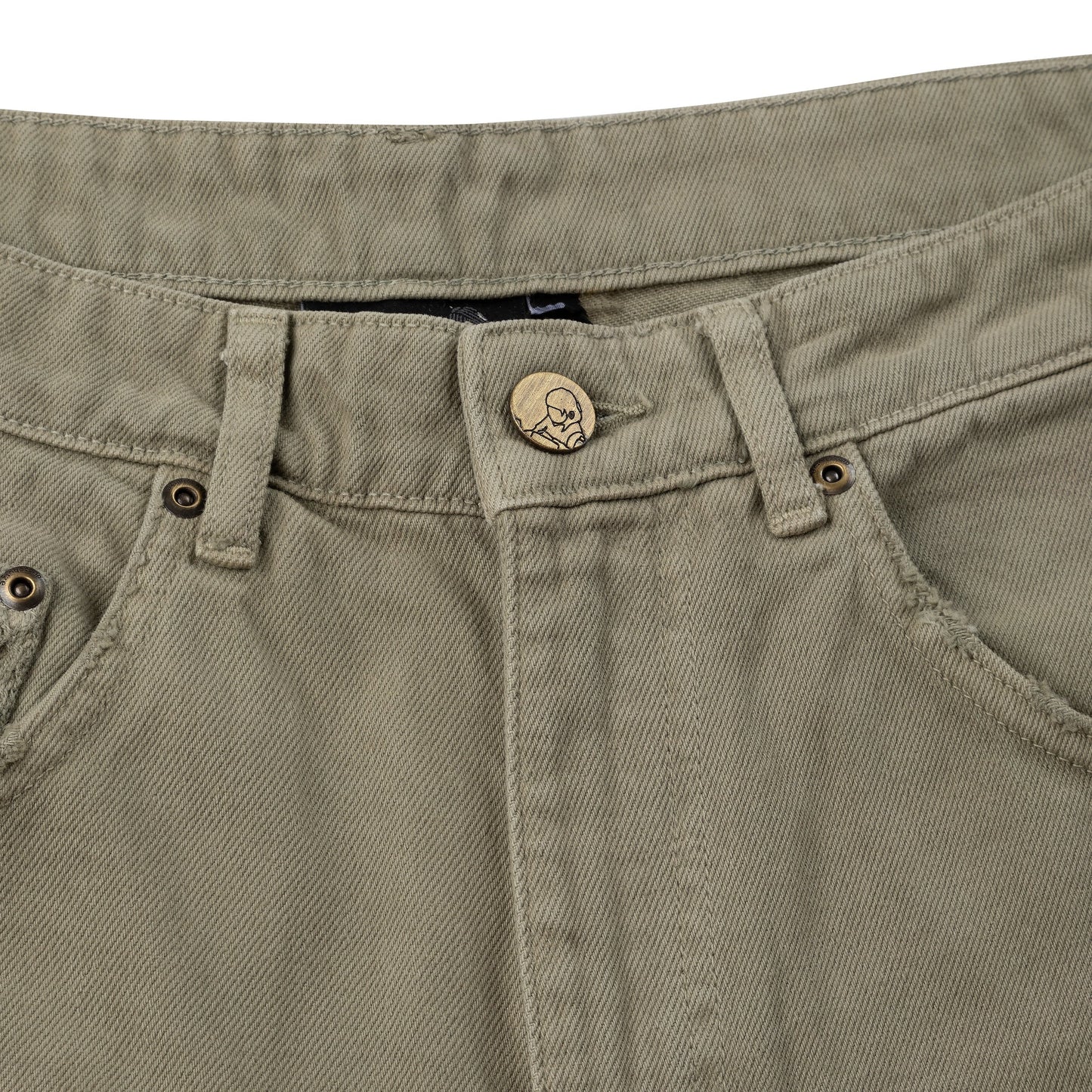 "lotus" Jorts green