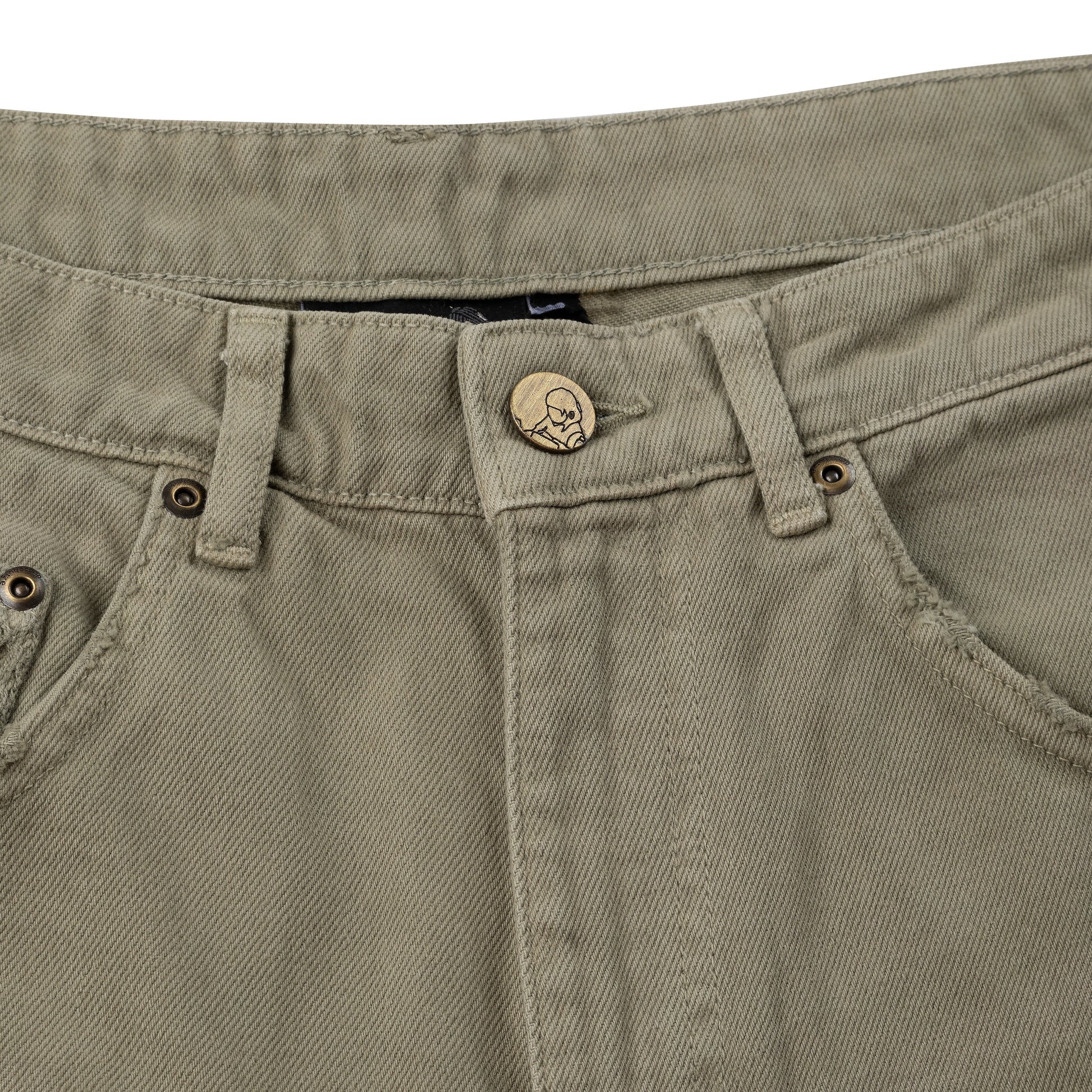 "lotus" Jorts green