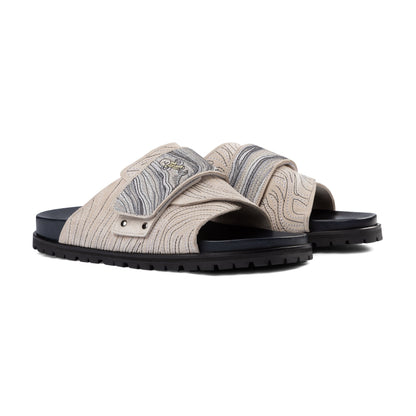 "lotus" slides beige