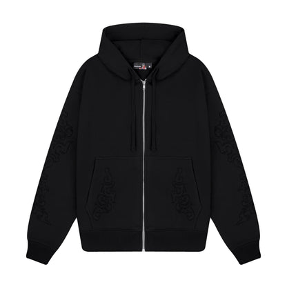 "western" Zip Up black