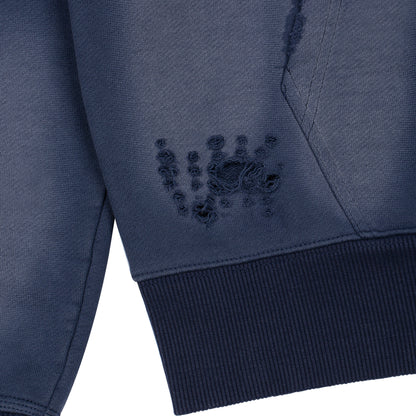"mosaic" Zip Up Navy