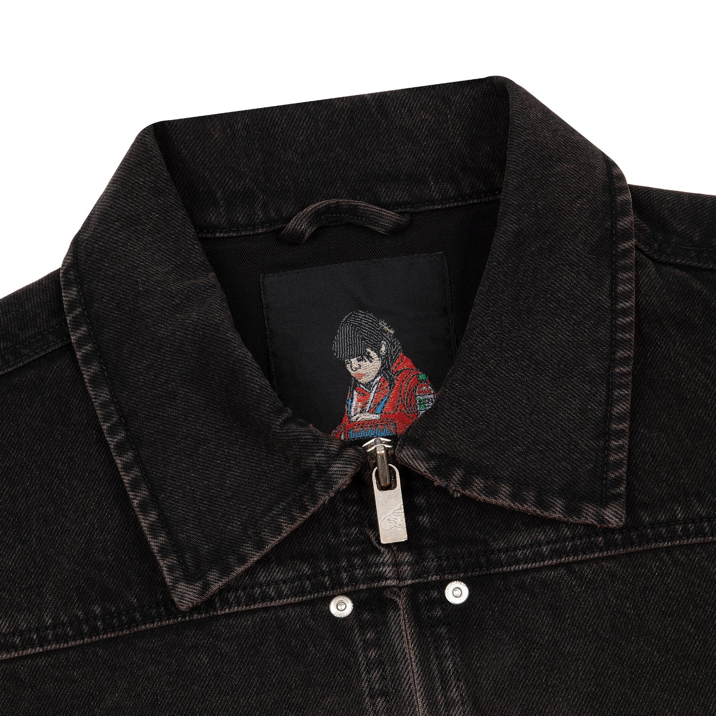 "jazz v2" denim Jacket black