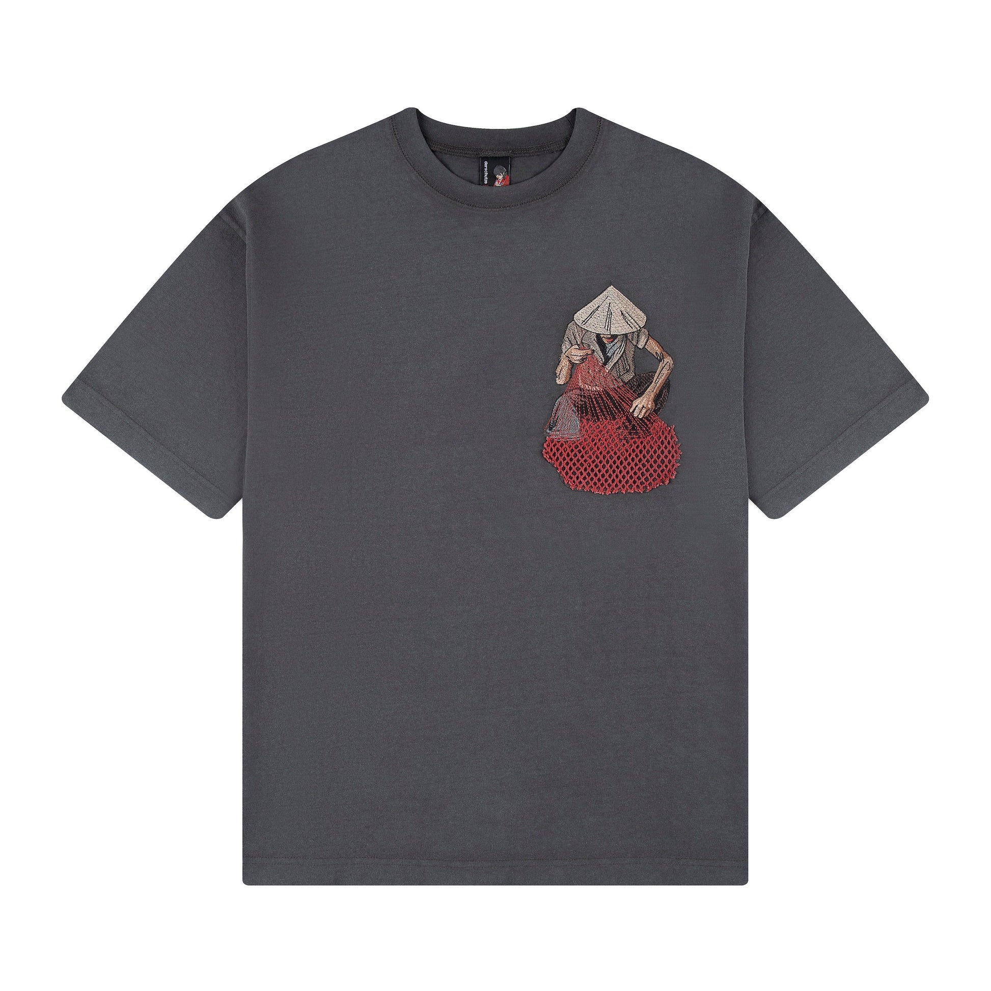 "lotus" T shirt anthracite