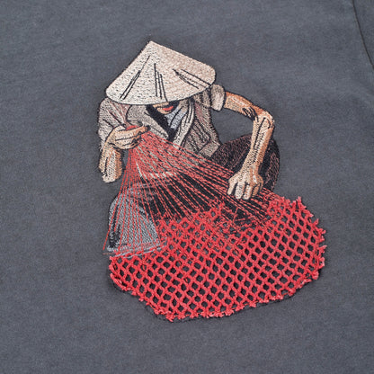 "lotus" T shirt anthracite