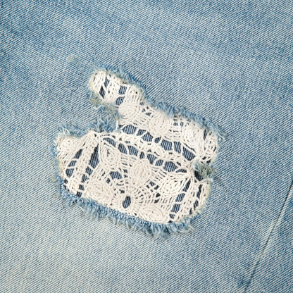 "lotus" Jorts blue