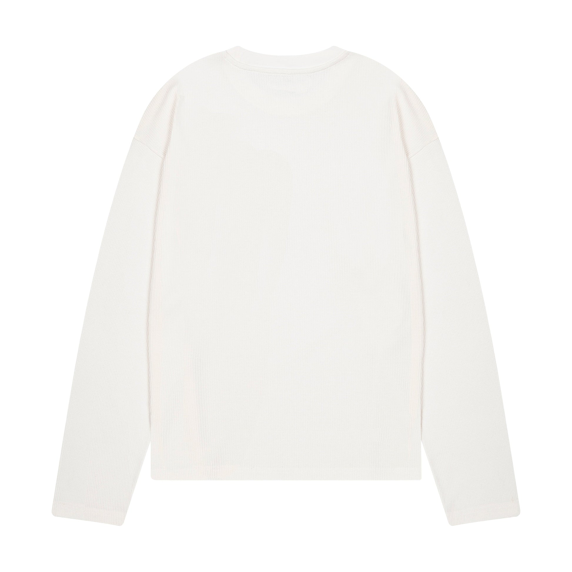 "NYC to RIO" waffle Longsleeve white