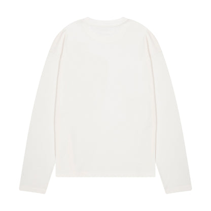 "NYC to RIO" waffle Longsleeve white
