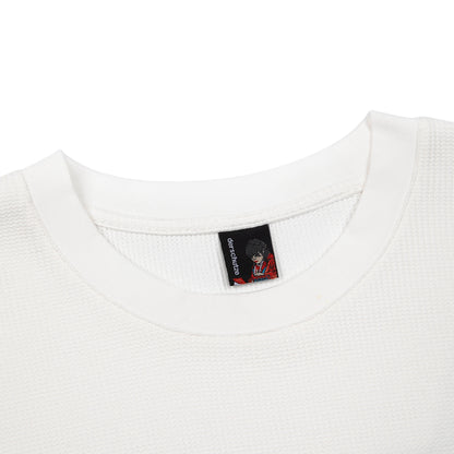 "NYC to RIO" waffle Longsleeve white