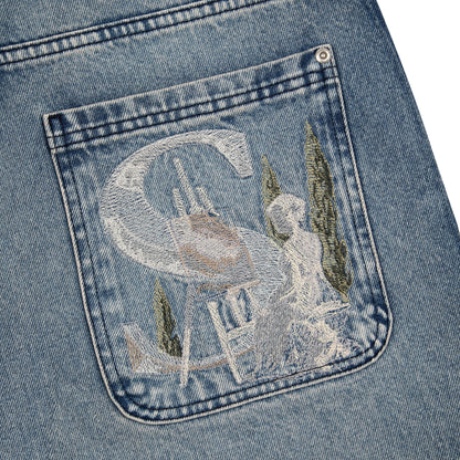 "gallery" washed Denim