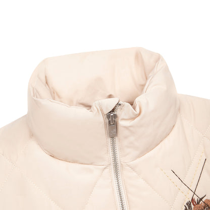 "garden of eden" Vest puffer beige