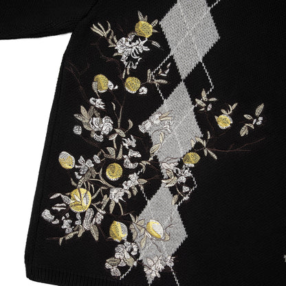 "garden of eden" Polo Cardigan
