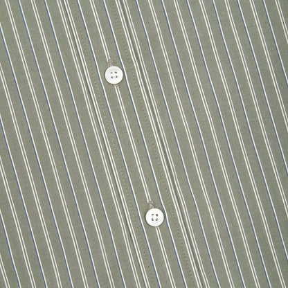 "garden of eden" green-white striped Shirt