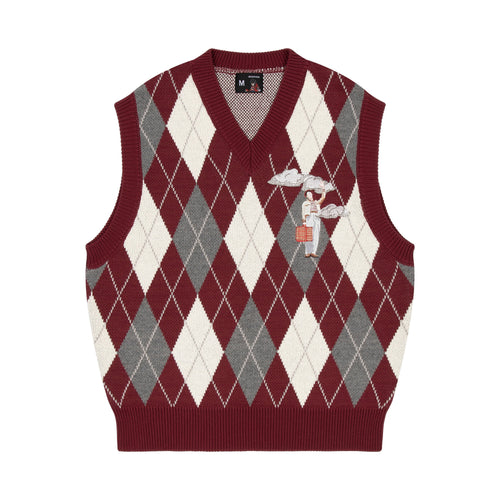 "on air" Knit vest
