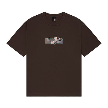 "on air" T Shirt brown