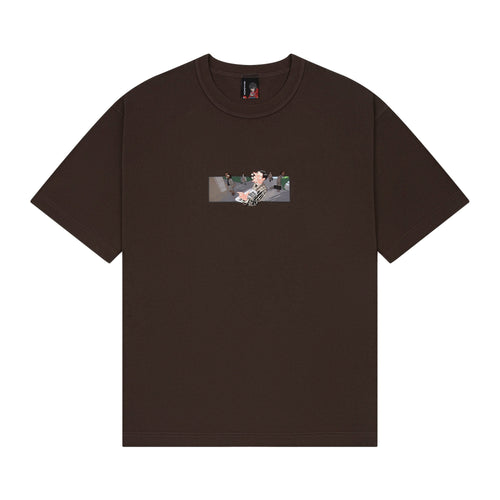 "on air" T Shirt brown