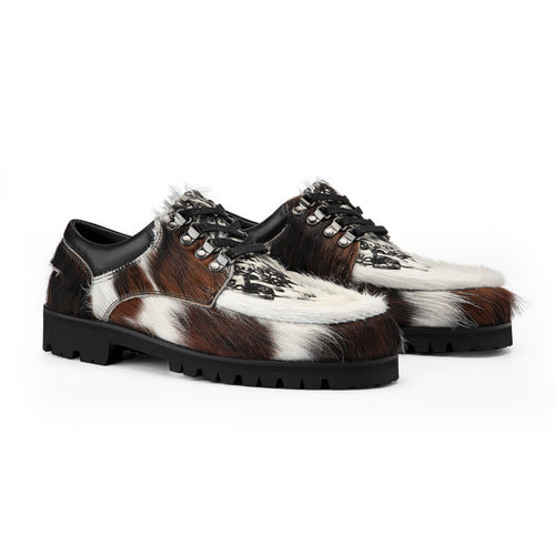 "aziza" cow hide Boat shoes