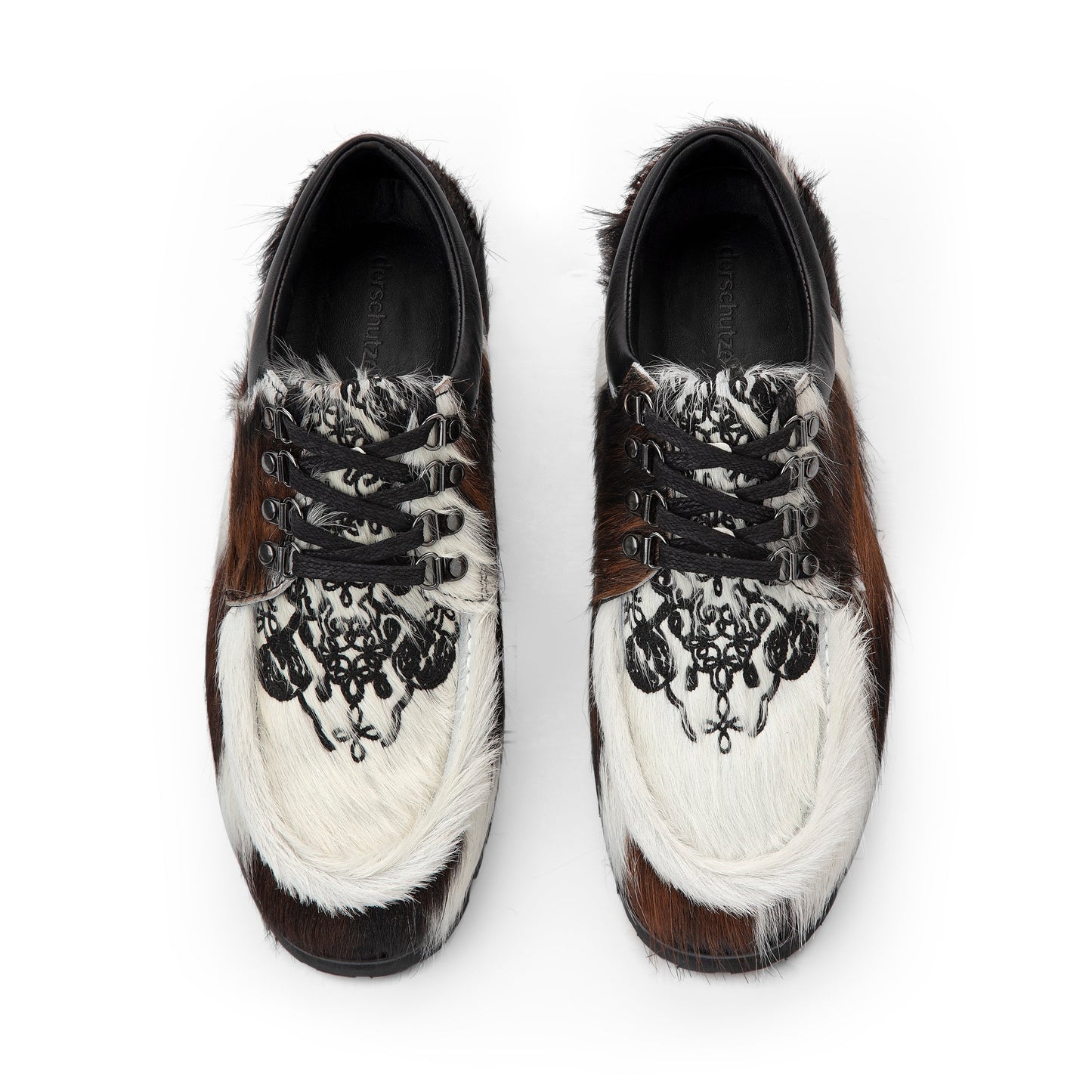 "aziza" cow hide Boat shoes