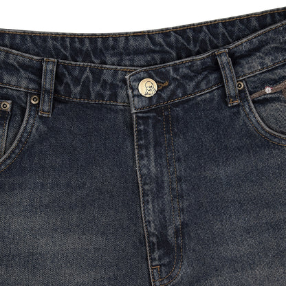"blossom v2" patchwork Denim dark indigo