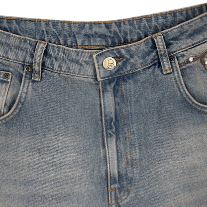"blossom v2" patchwork Denim light blue