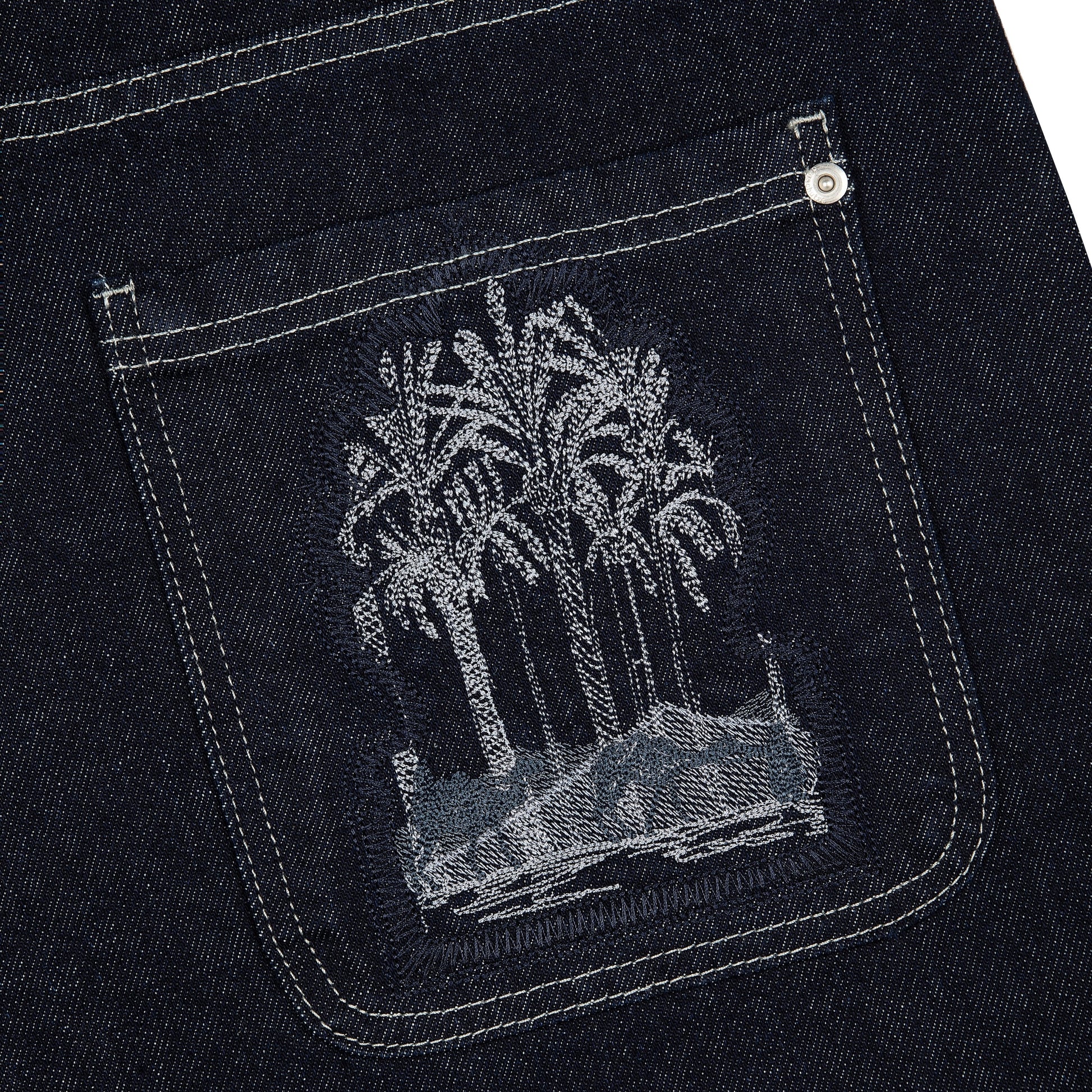 "aziza" raw Denim