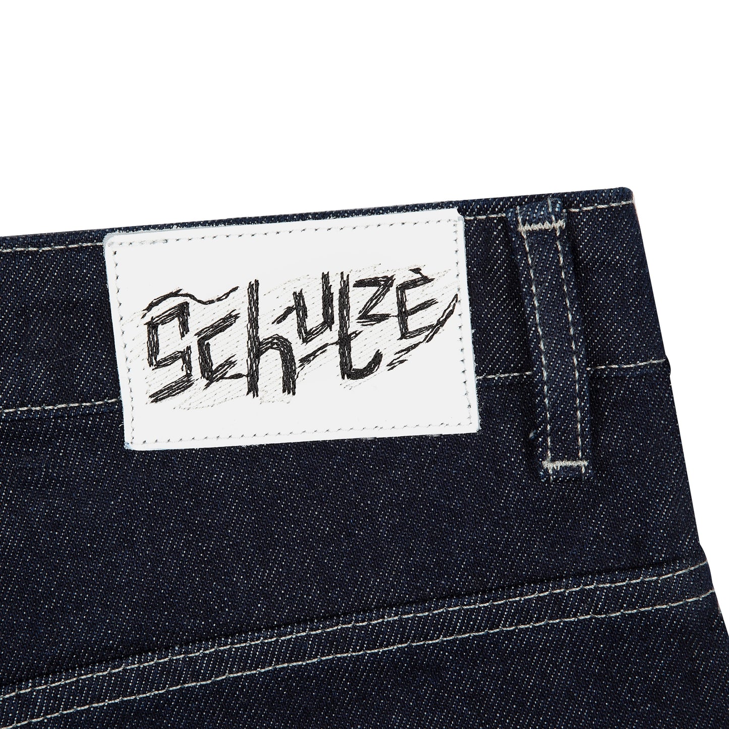 "aziza" raw Denim