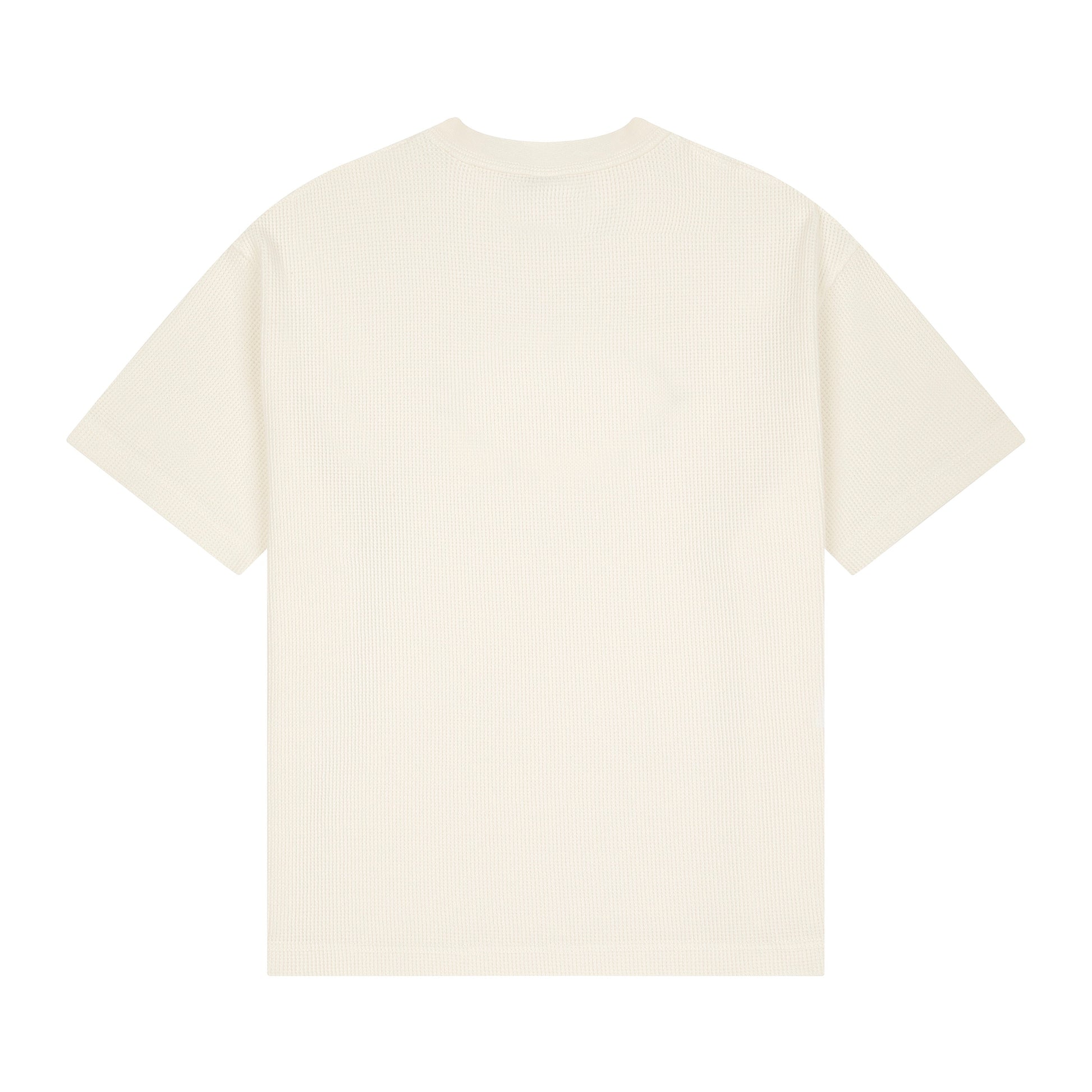 "aziza" waffle T Shirt ecru