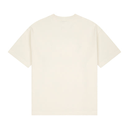 "aziza" waffle T Shirt ecru