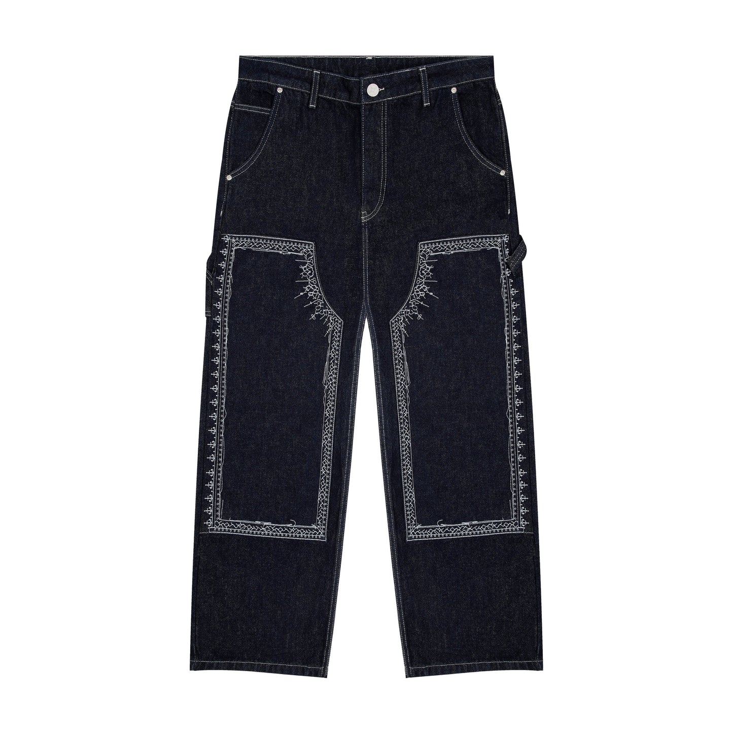 "aziza" indigo raw Denim