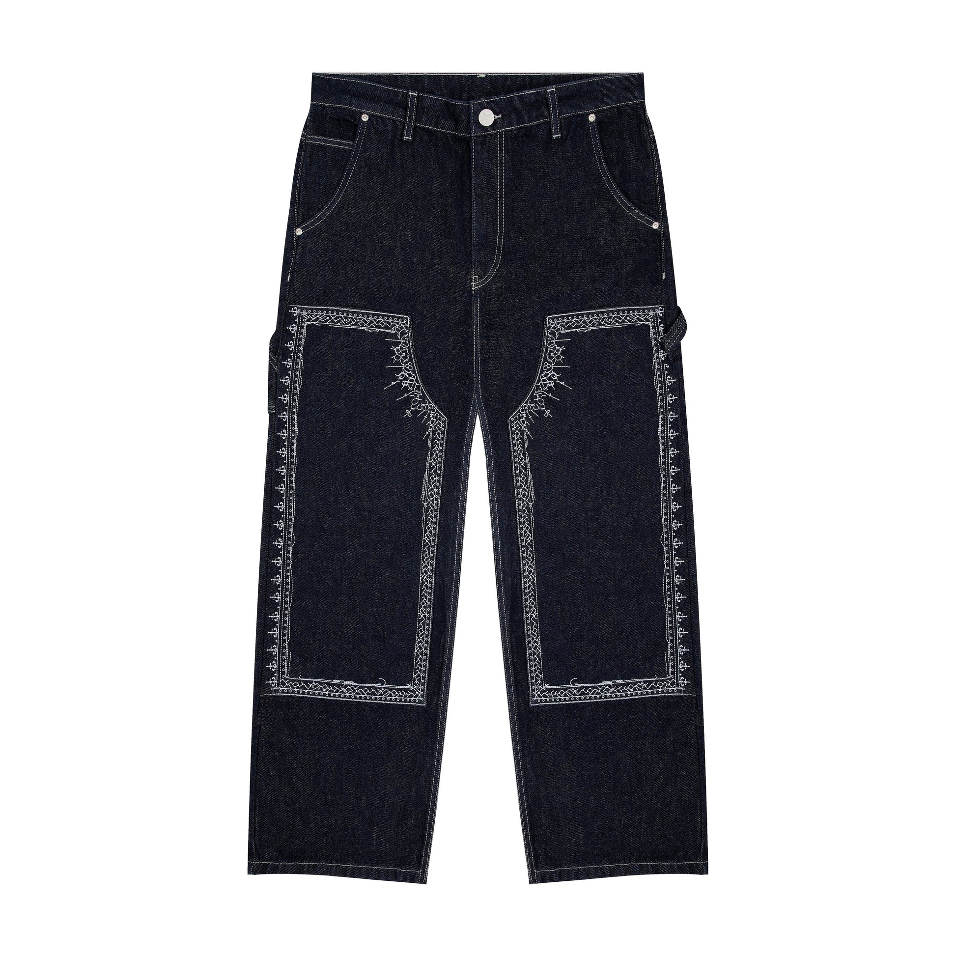 "aziza" indigo raw Denim