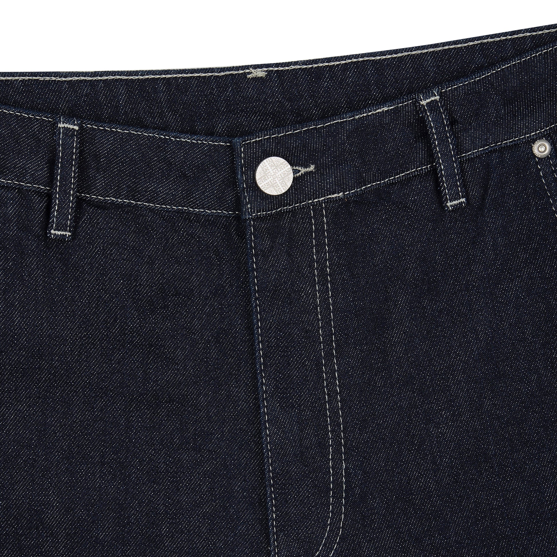 "aziza" indigo raw Denim