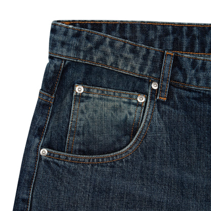 "yakuza" indigo washed Denim
