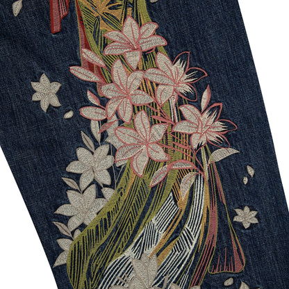 "yakuza" indigo washed Denim