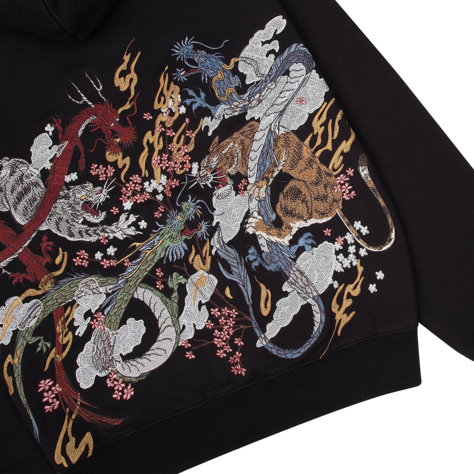 "yakuza v2" Zip Up dark grey
