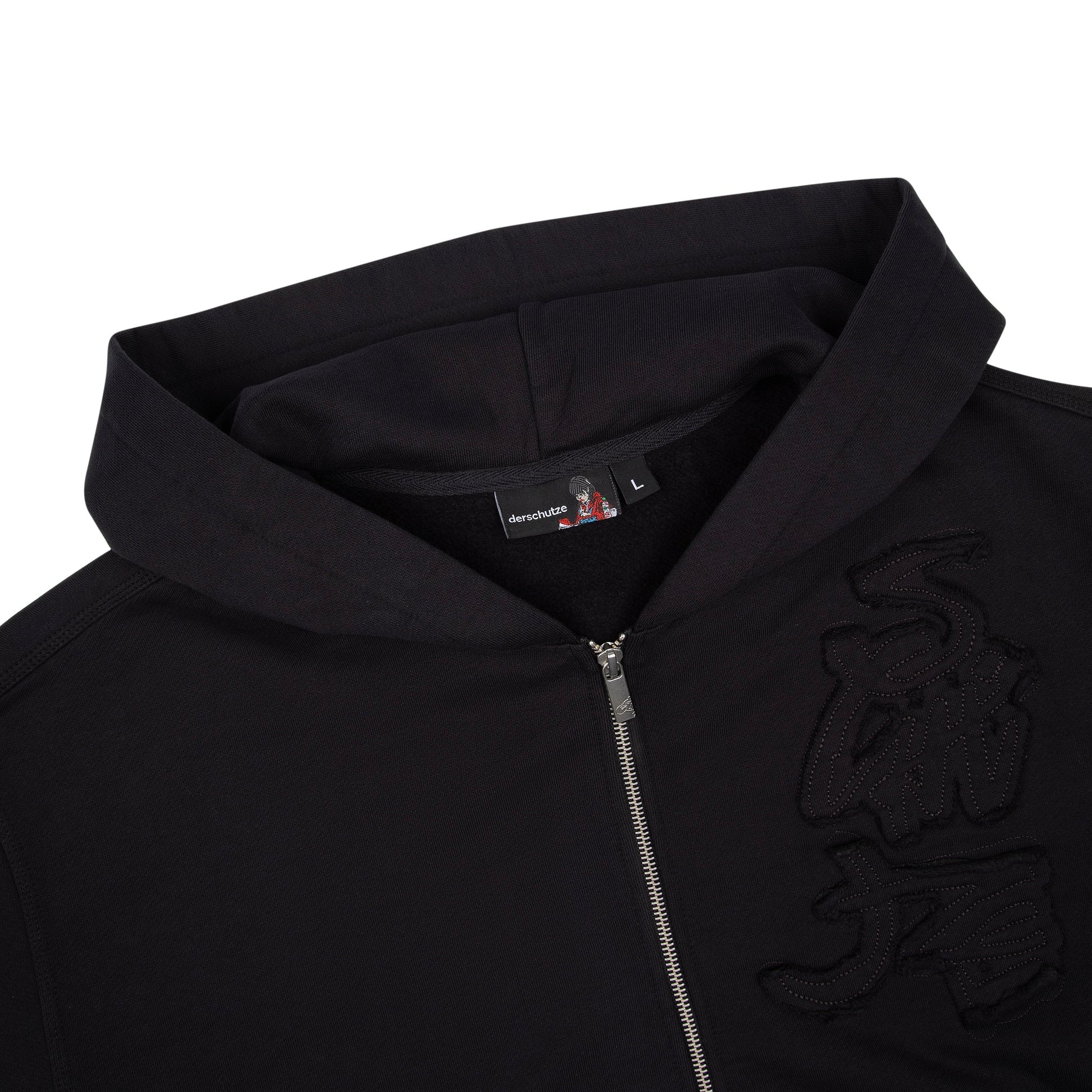 "yakuza v2" Zip Up dark grey