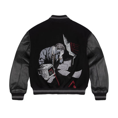 "wall street" varsity Jacket