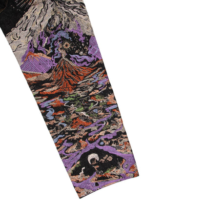 "sunset" black raw Denim