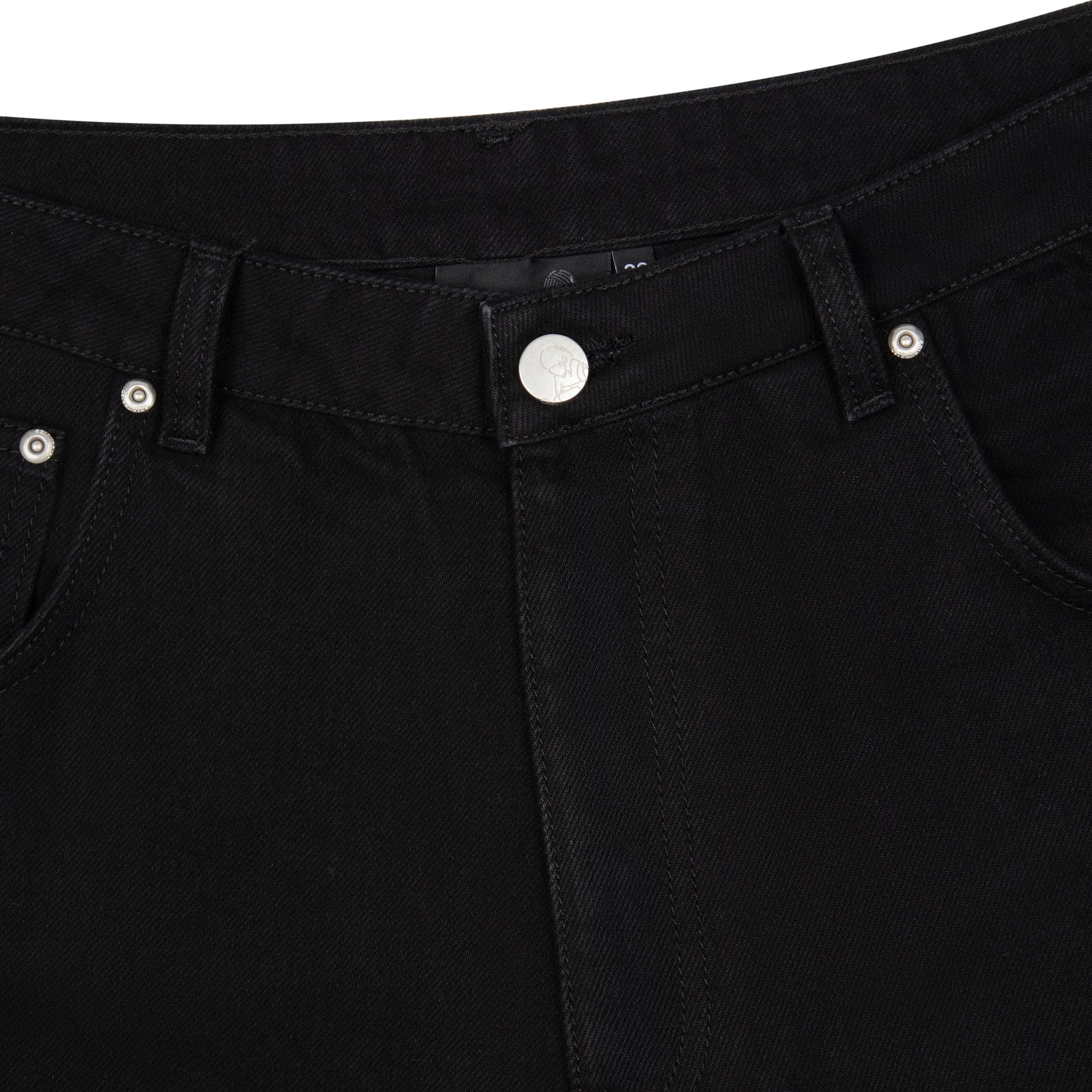 "wall street" black Denim