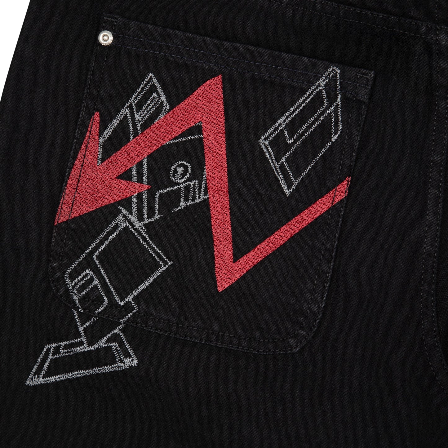 "wall street" black Denim