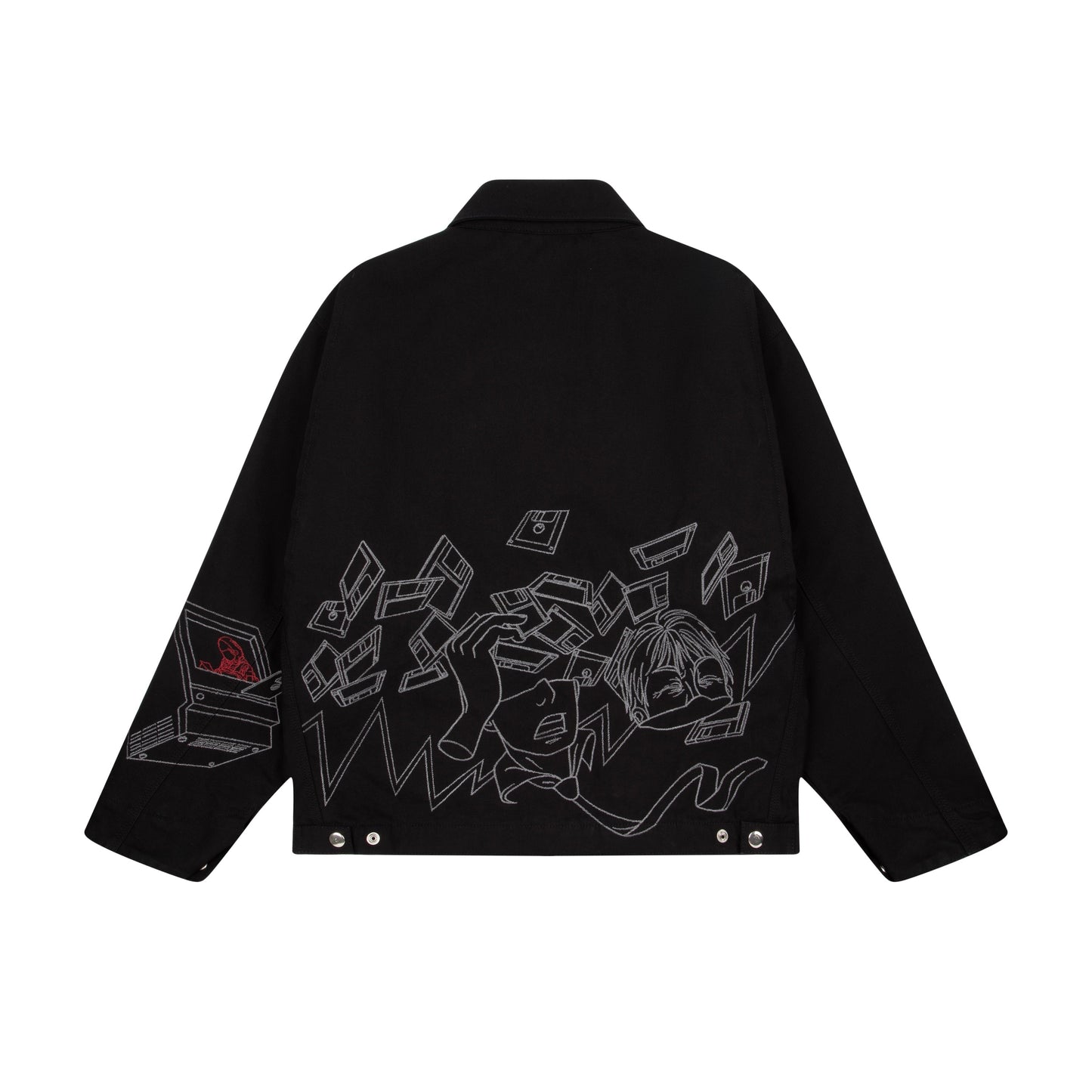 "wall street" denim Jacket