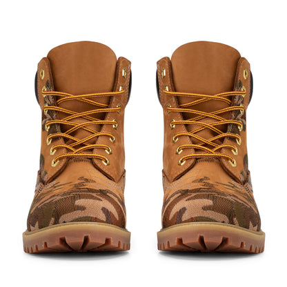 "camo" Boots brown