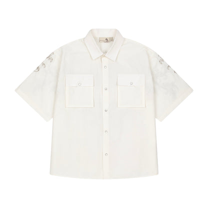 "hellboy" Shirt off white