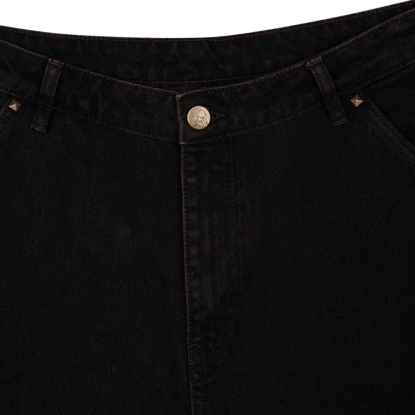 "hellboy" brown washed Denim 01