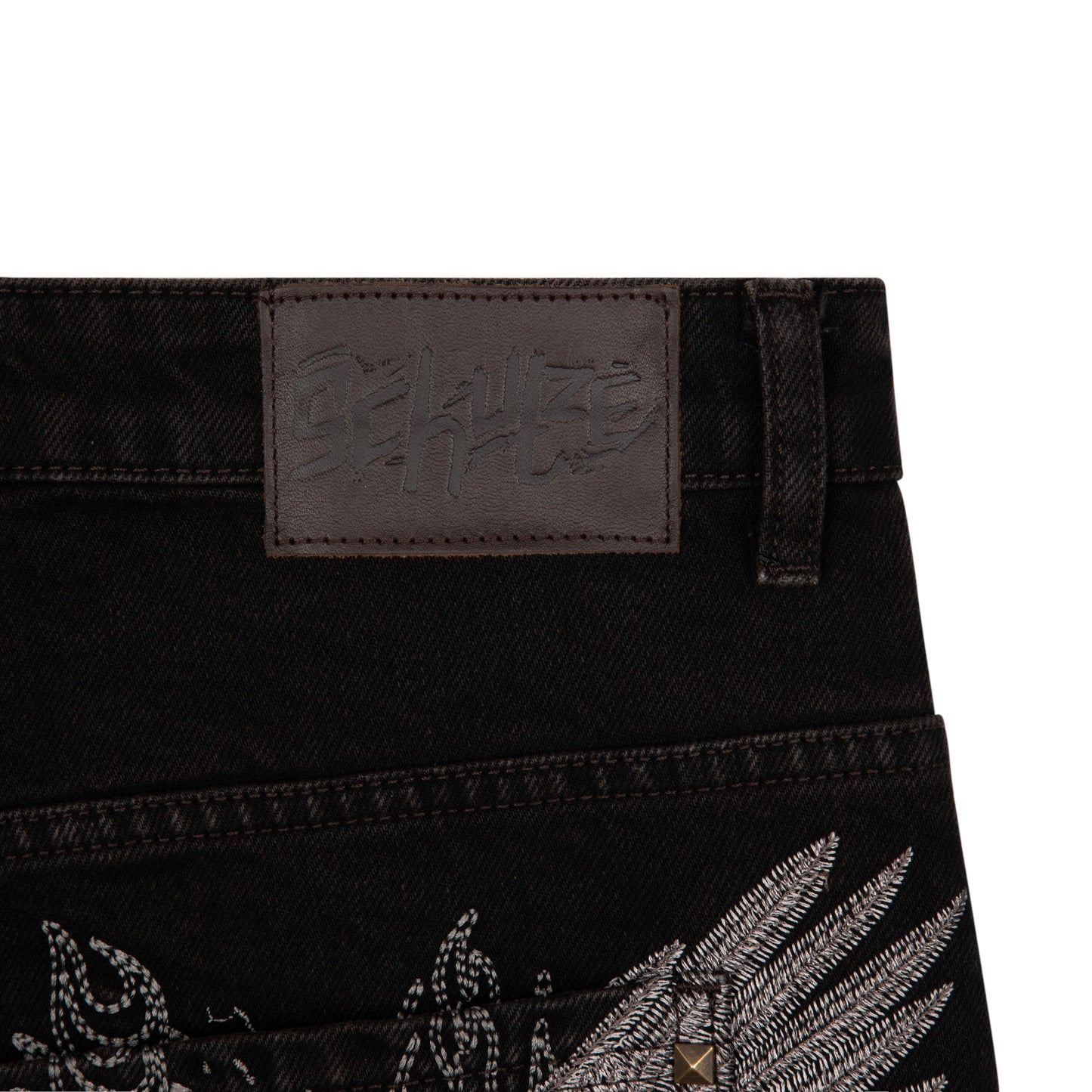 "hellboy" brown washed Denim 01