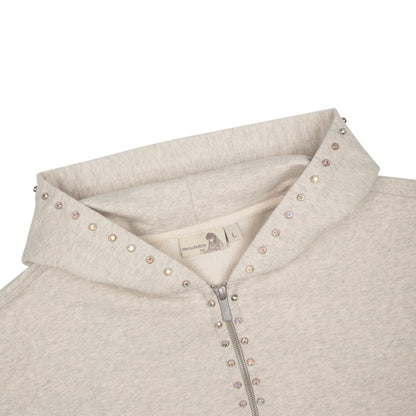 "hellboy" Zip Up grey melange