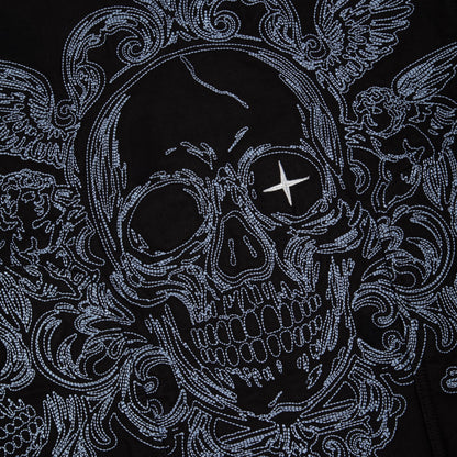 "hellboy" denim Biker jacket black