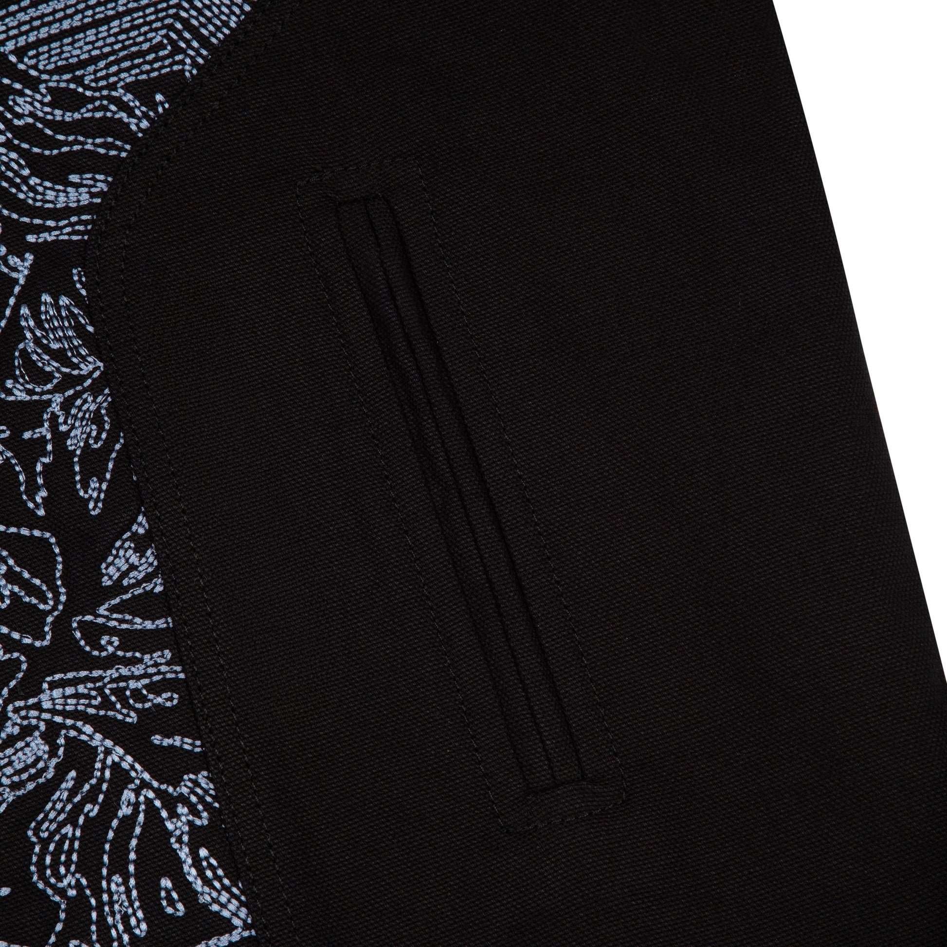 "hellboy" denim Biker jacket black