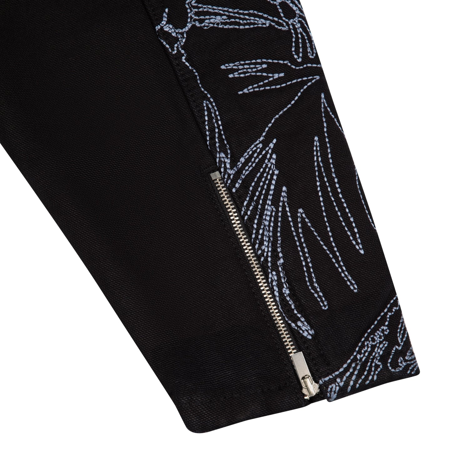 "hellboy" denim Biker jacket black